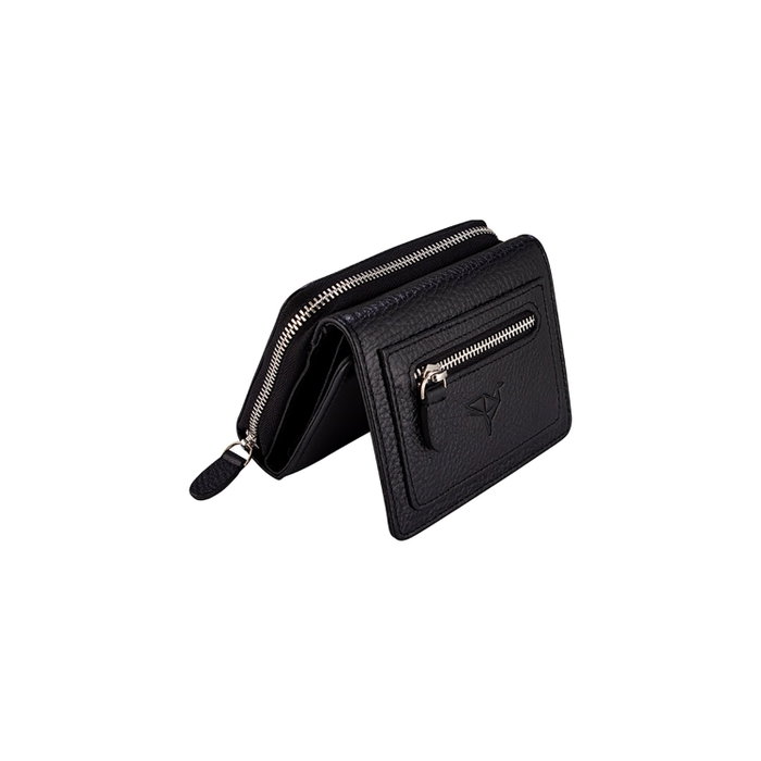 Zoozie Bags Moon - Black Cartera para Mujer en Piel Auténtica Zoozie Bags Moon - Black Cartera para Mujer en Piel Auténtica